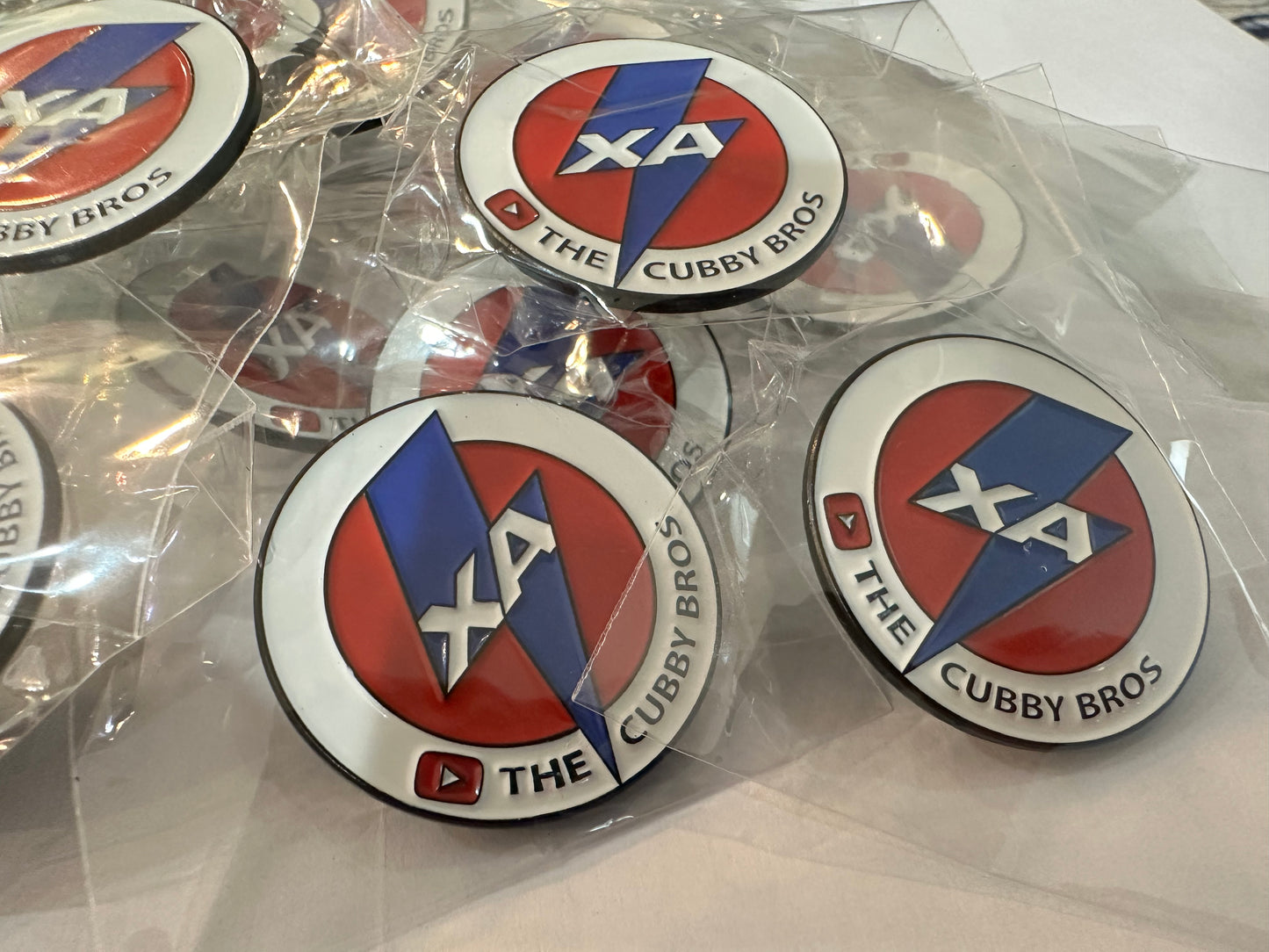 3 x Cubby Bros Enamel Pins